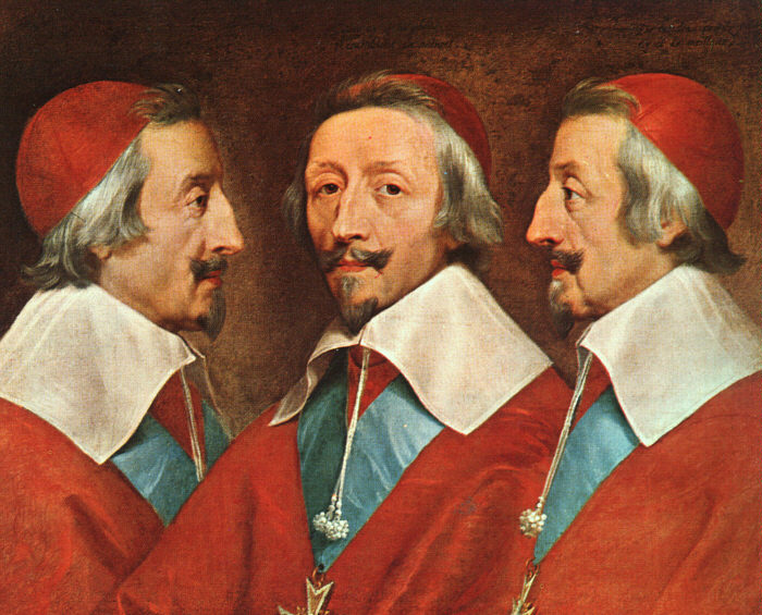 "Triple portrait de Richelieu" - Philippe de Champaigne